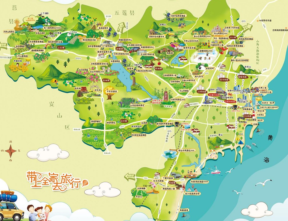 新津景区使用手绘地图给景区能带来什么好处？